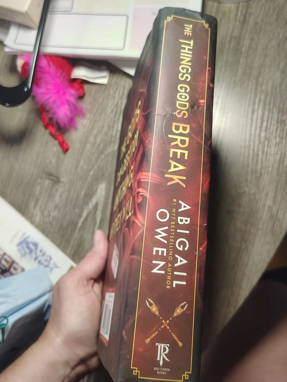 New Abigail Owen The Things Gods Break The Crucible Hardcover 2025